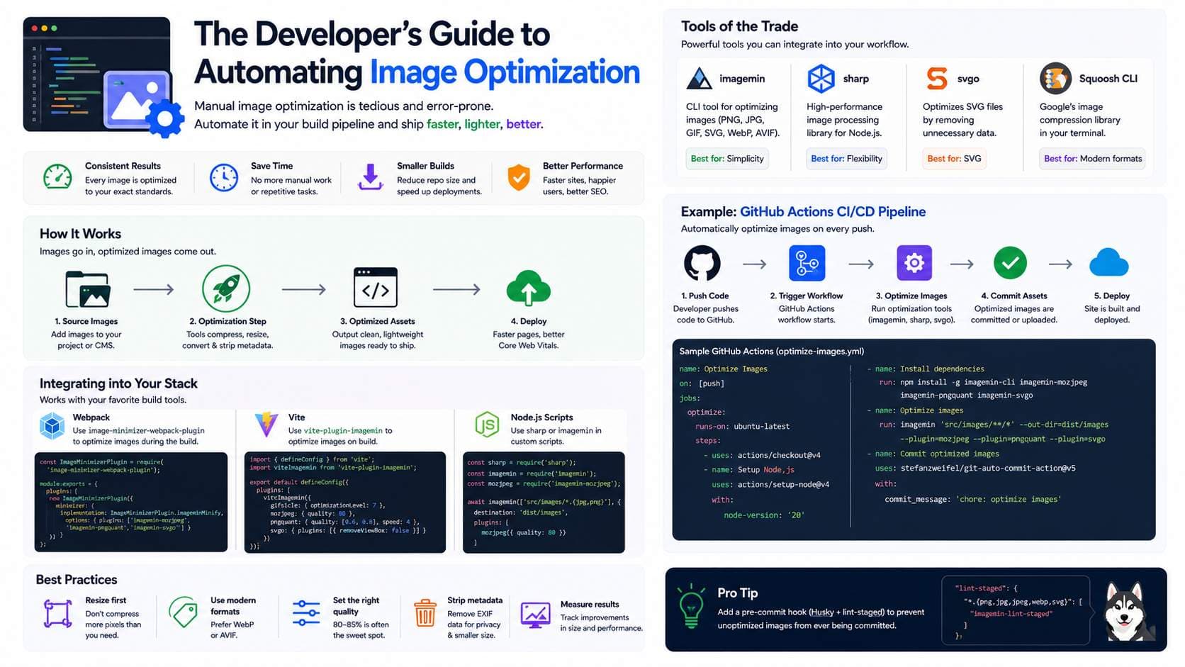 The Developer's Guide to Automating Image Optimization illustration